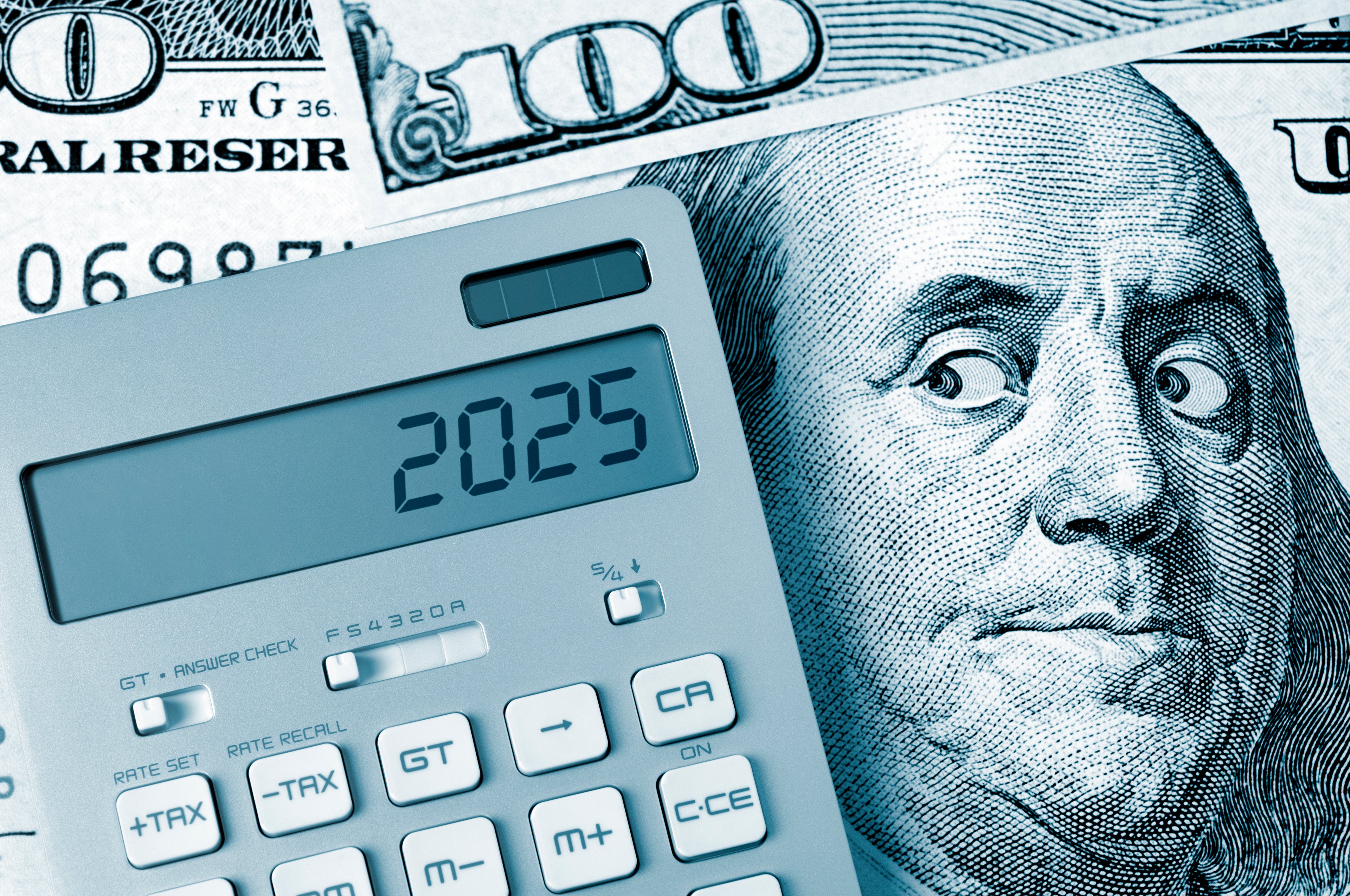 2025 calculator face