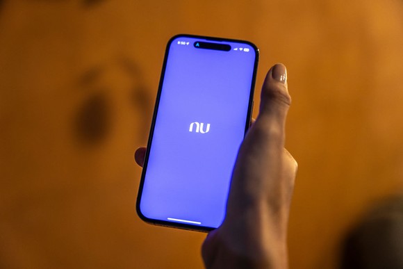 Nu app on a phone.