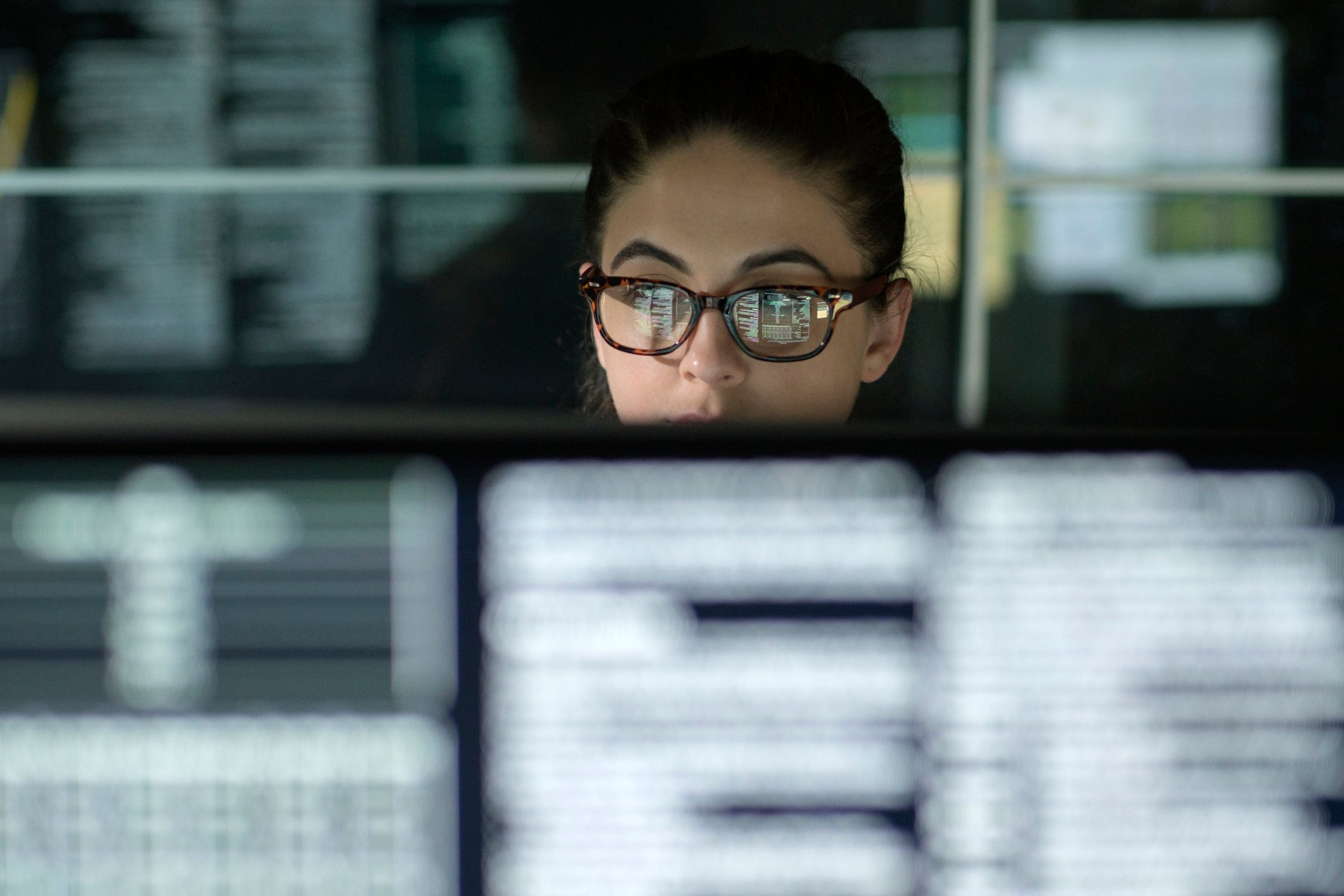 data analysis financial stock market quant woman