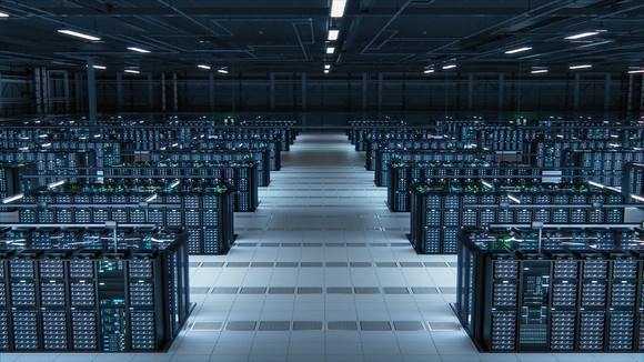 A data center.