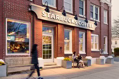 Starbucks storefront