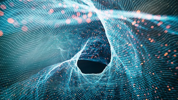 Swirling quantum foam.