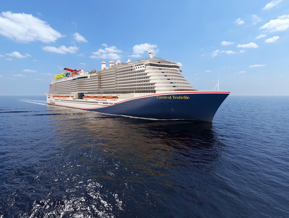 A rendering of the new Carnival Festivale.