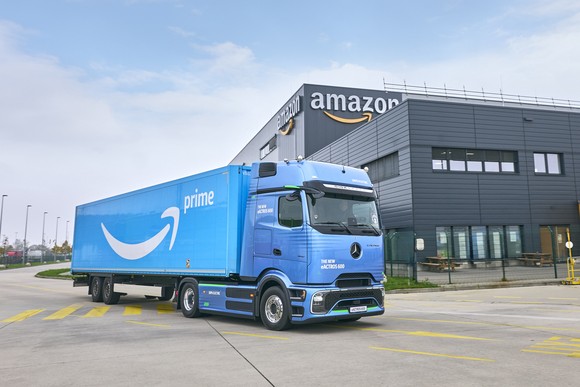 Amazon truck.