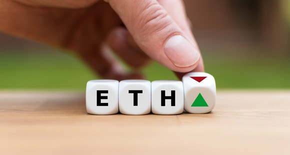 Three blocks that read "ETH" followed by one with up and down arrows.
