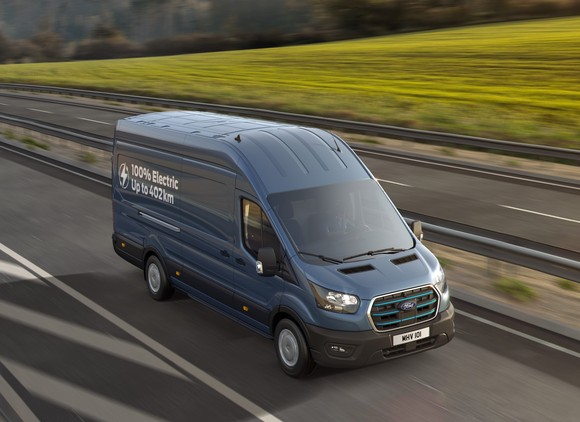 Ford Transit commercial van.