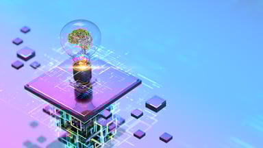 Quantum computing idea art