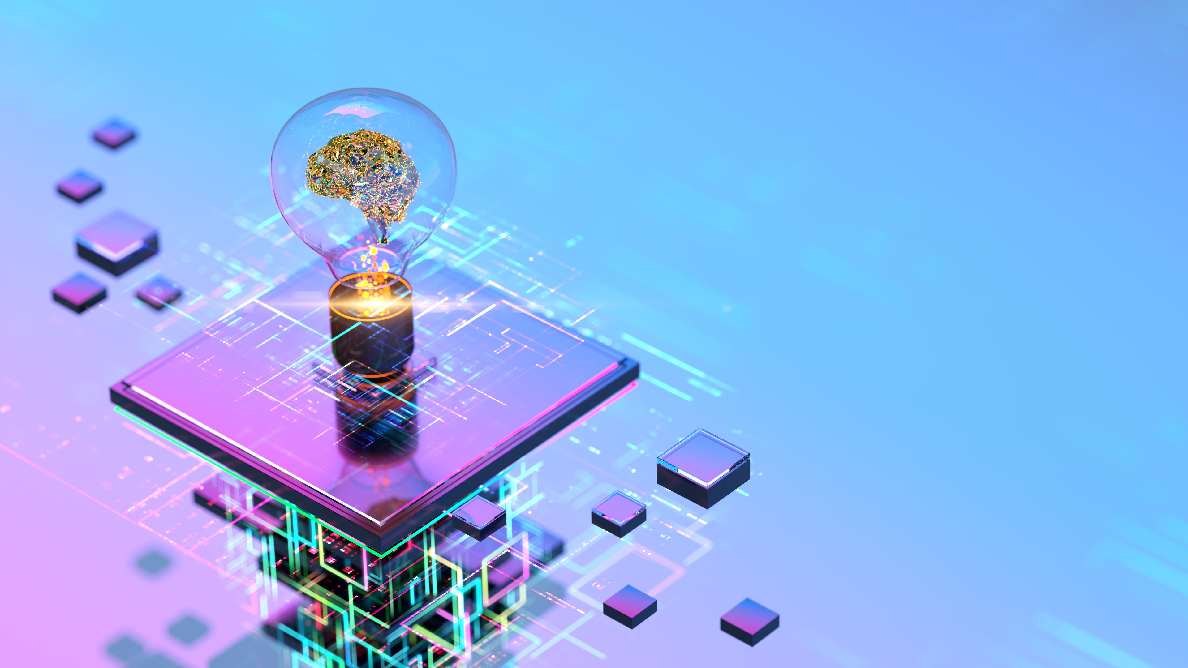 Quantum computing idea art