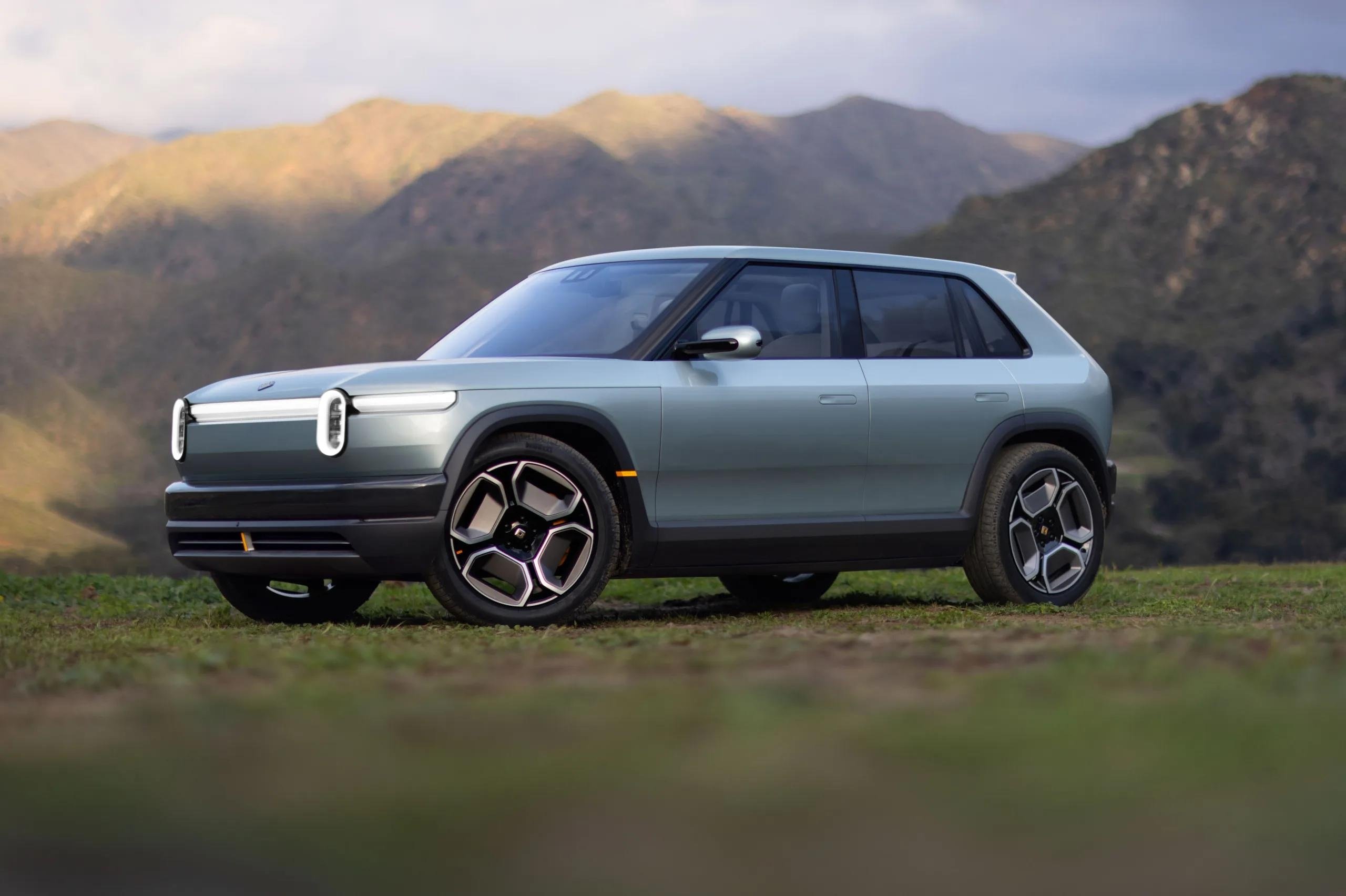 Rivian's R3 SUV that will follow this year's R2 sales launch. 