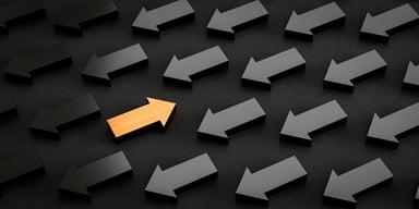 Getty - arrow pointing in the opposite direction