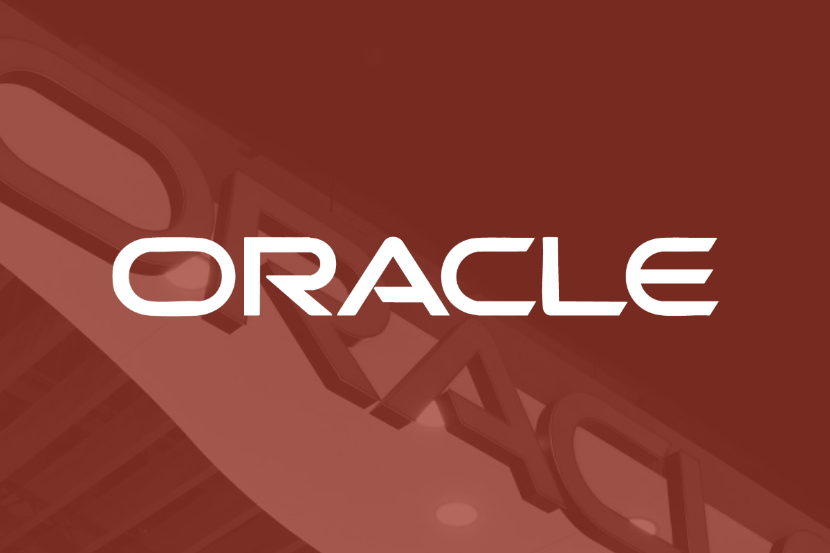 Oracle corporate logo.