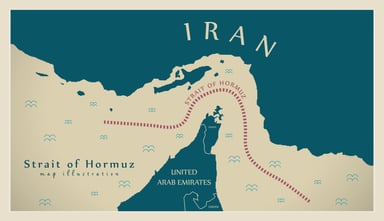 map of iran