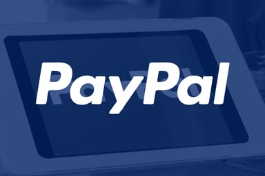 PayPal logo on company image