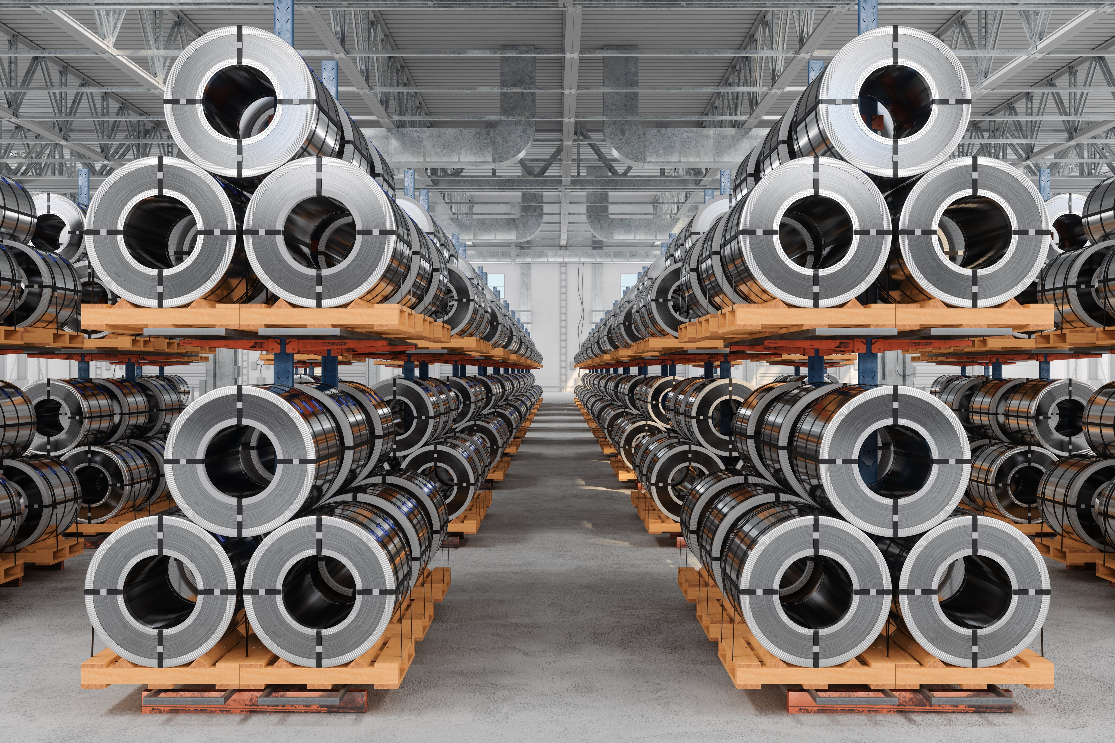 coils of aluminum