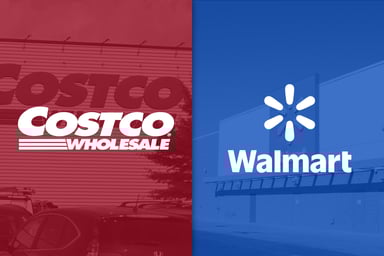 costco walmart logos