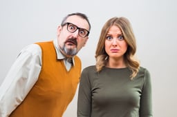 Getty - couple is shocked and amazed alarmed