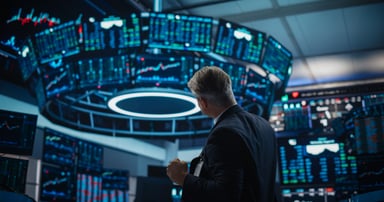 Investor At Stock Exchange