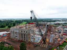 Construction site with crane 2245882134