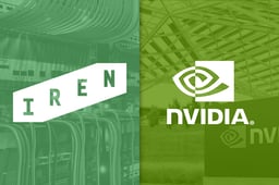 Nvidia and Iren logos