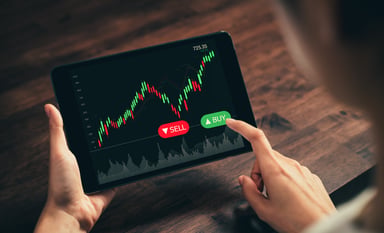 buy sell stocks red green