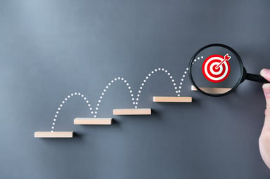 Target up and down higher