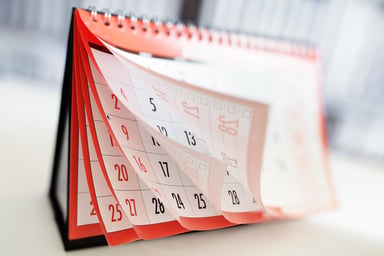 Desk calendar flipping through pages (1)