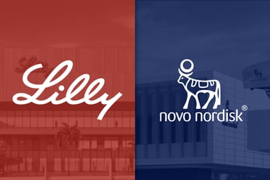 Eli Lilly and Novo Nordisk logos