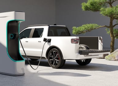 Charging electric vehicle