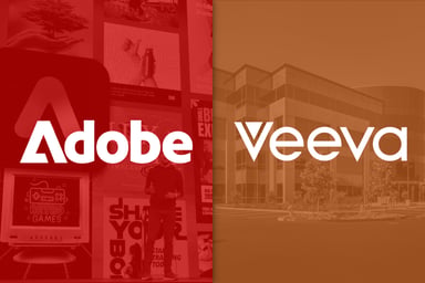 Veeva Systems and Adobe logos