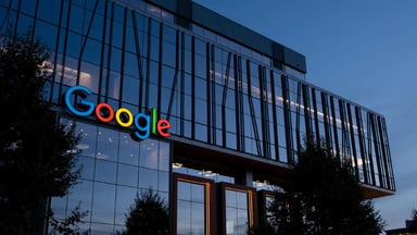 An image of Google's office headquarters