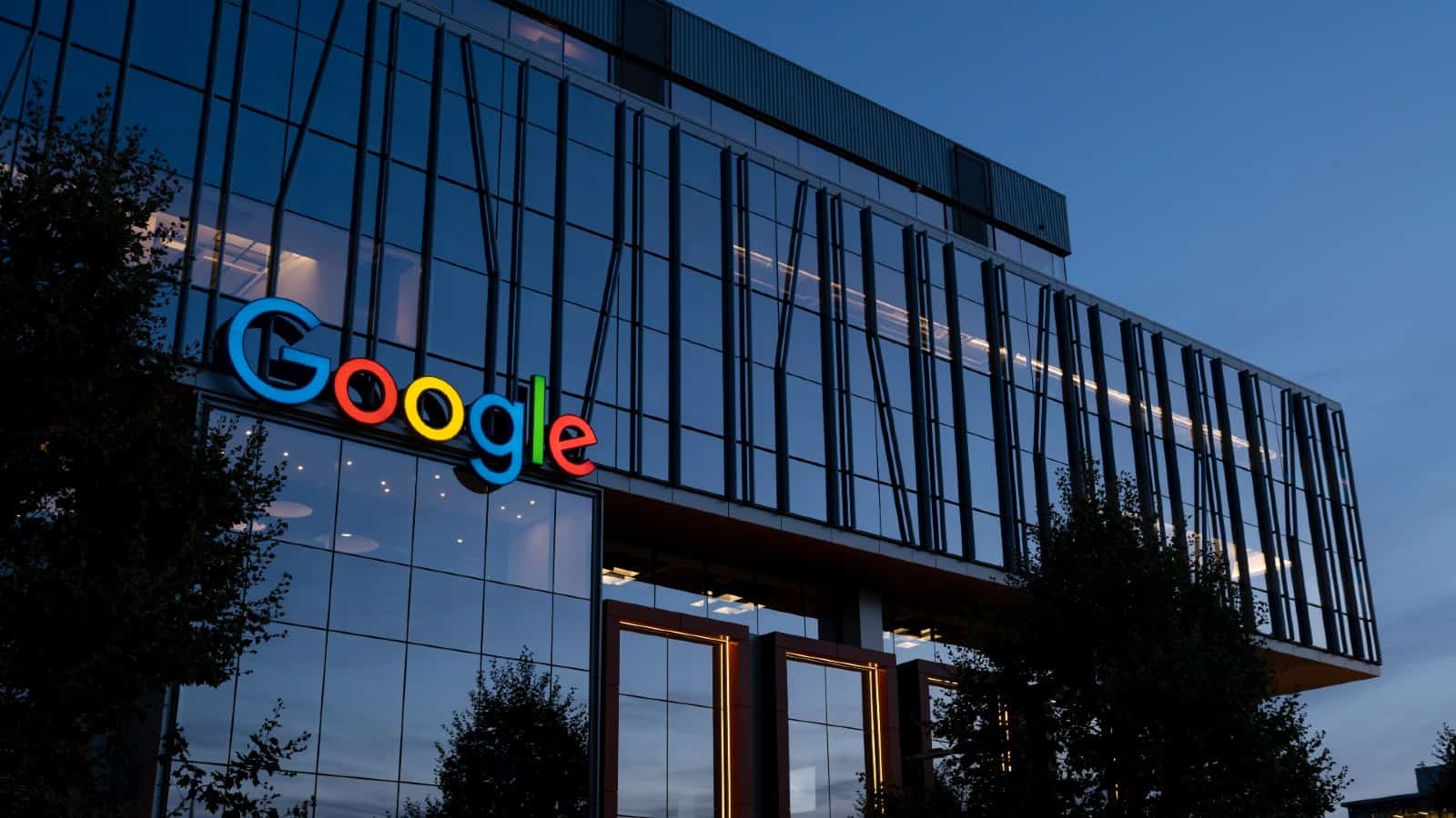 An image of Google's office headquarters