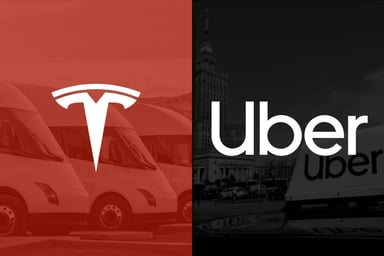 TSLA UBER Tesla Uber