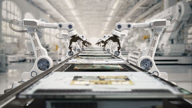 advanced robotics assembly line getty