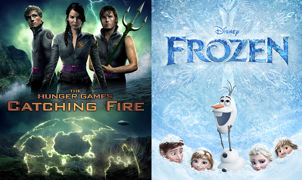 Lionsgate's The Hunger Games: Catching Fire and Disney's Frozen set box office records