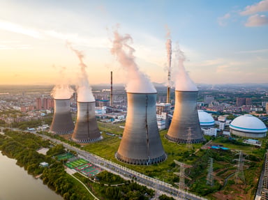 cooling towers at plant nuclear energy getty