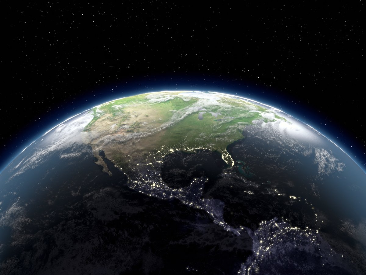 The earth from above.