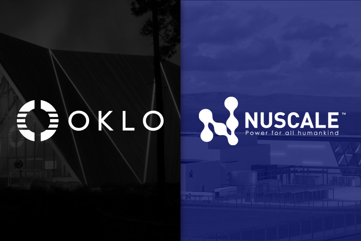 Oklo and NuScale (SMR) double logo