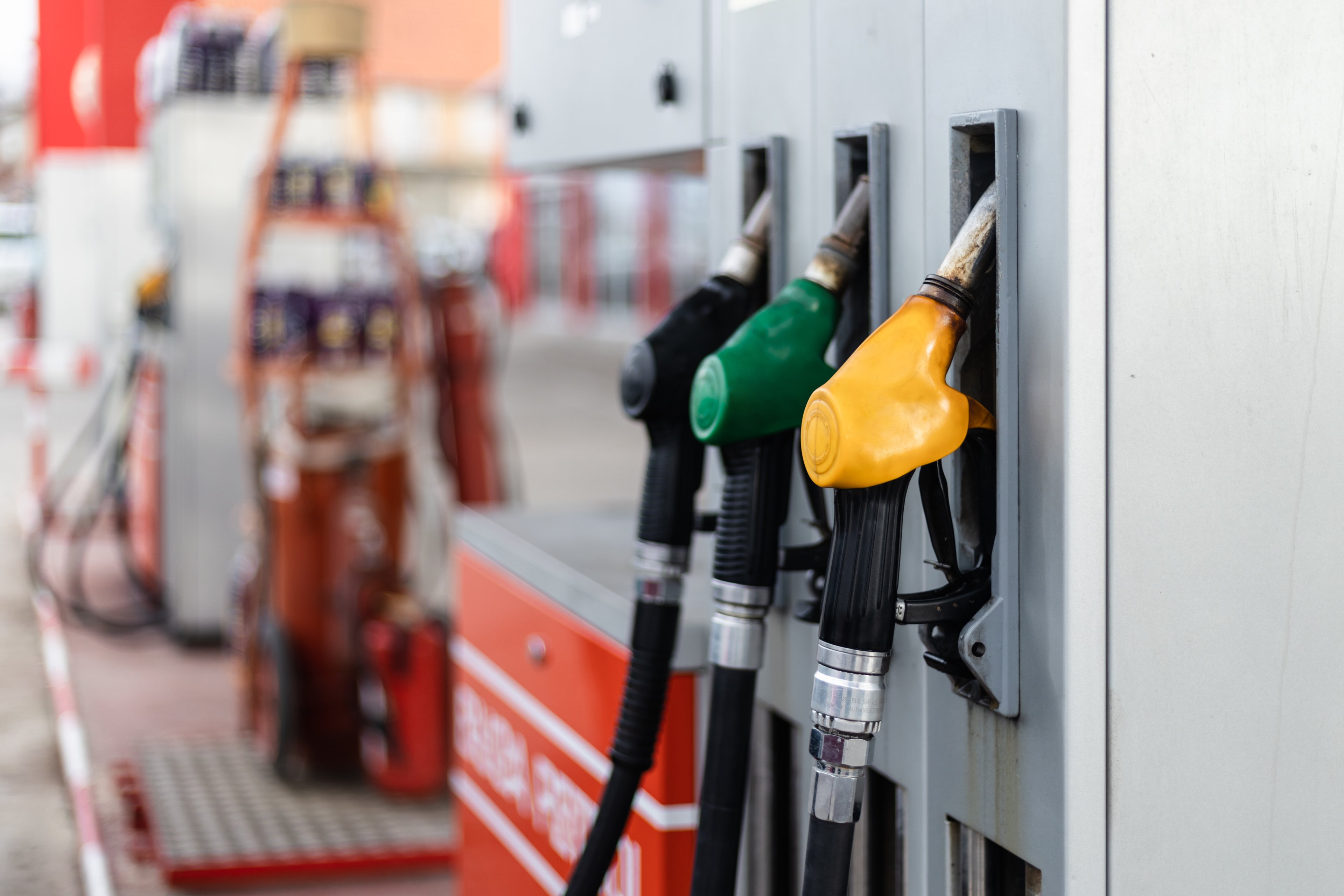 Getty - gas station pumps price of oil energy