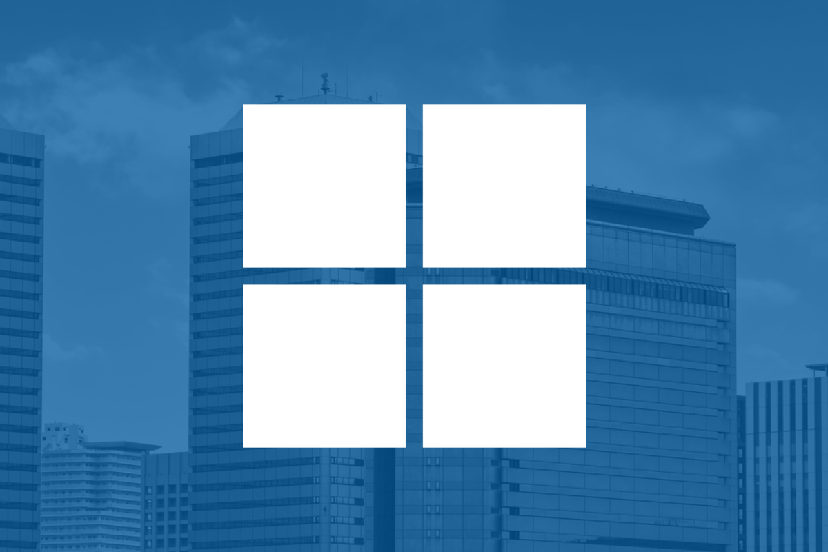 Microsoft's logo.