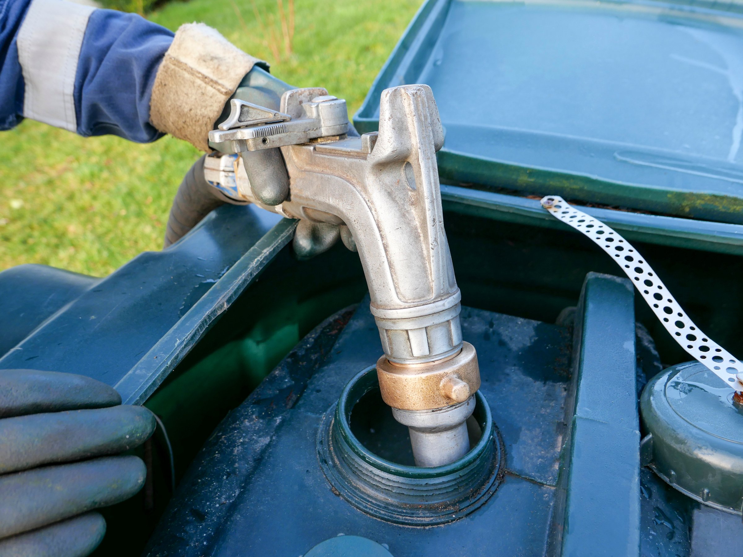 Filling a diesel tank Getty Images 1193500412