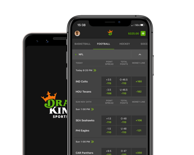 DraftKings sports betting app on smartphone
