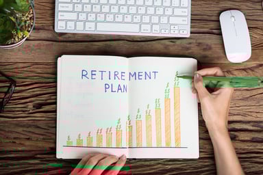 Drawing Retirement Plan Growth