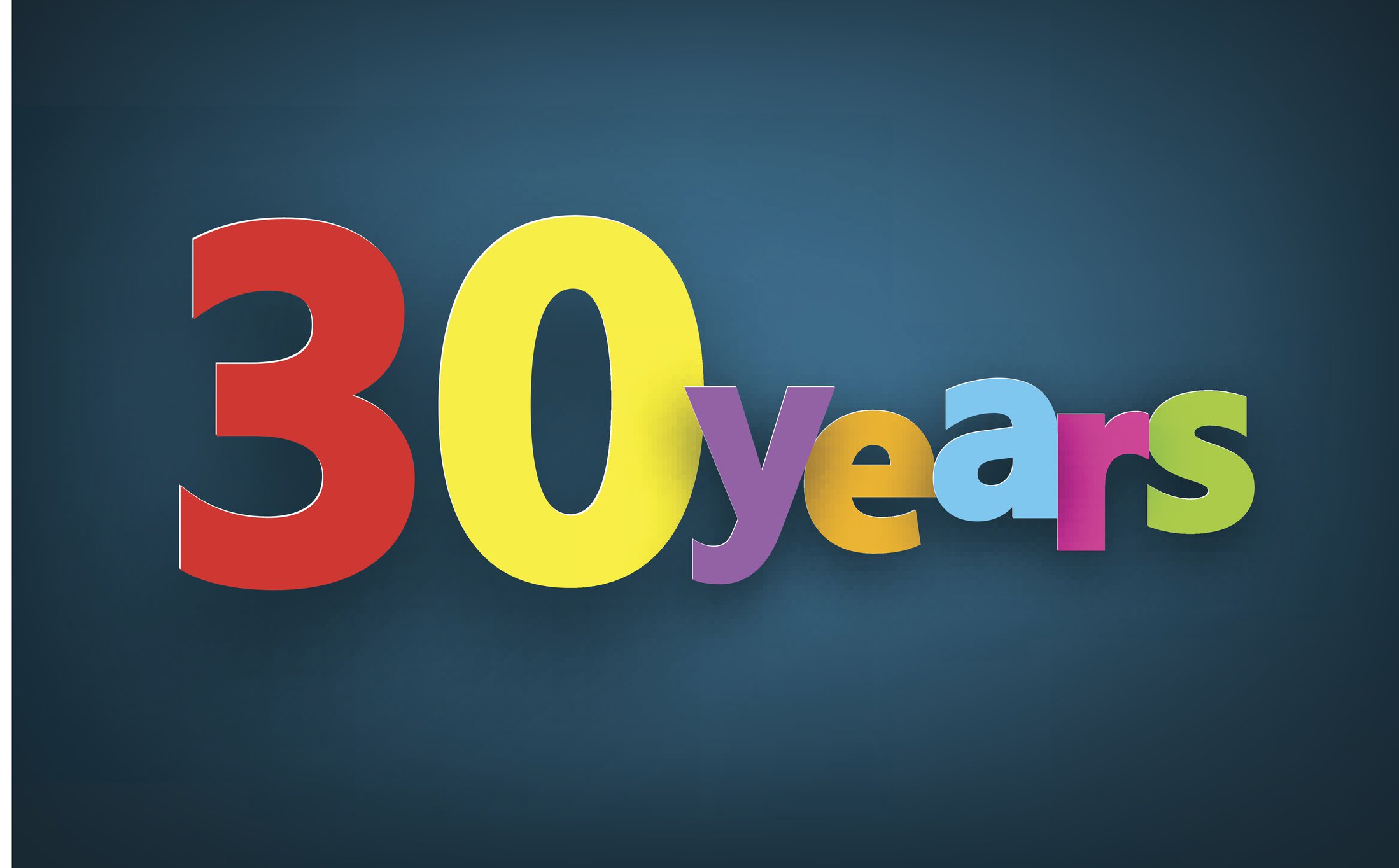 Thirty years graphic.
