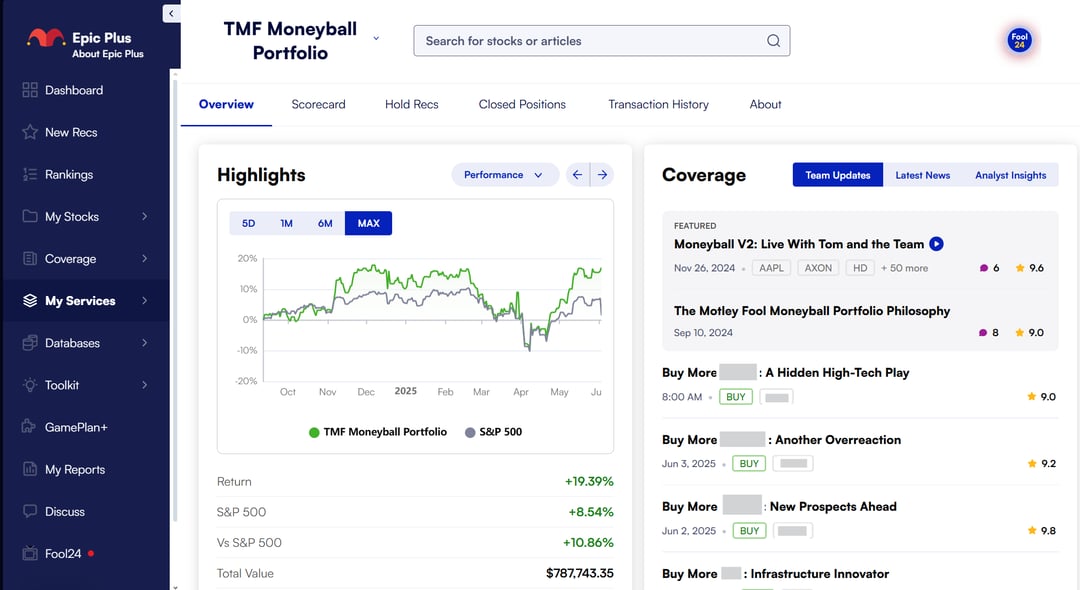 Motley Fool Epic Plus | The Motley Fool