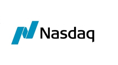 Nasdaq logo.