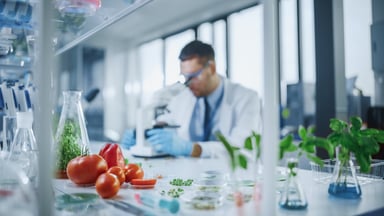 lab grown food experimentation GMO
