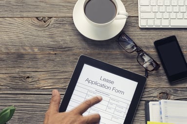 online lease application rental property