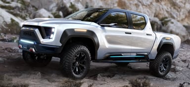 A Nikola electric truck