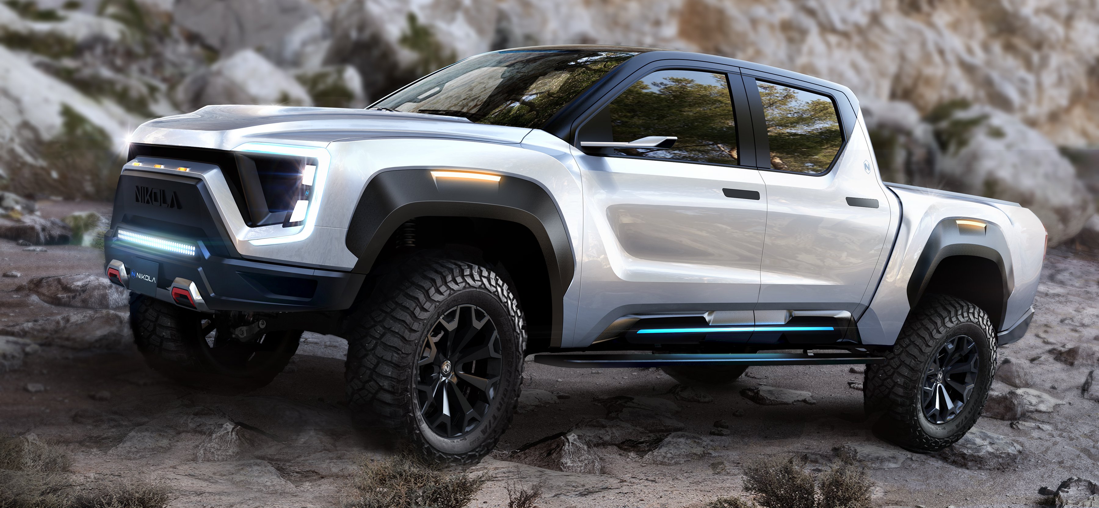 A Nikola electric truck