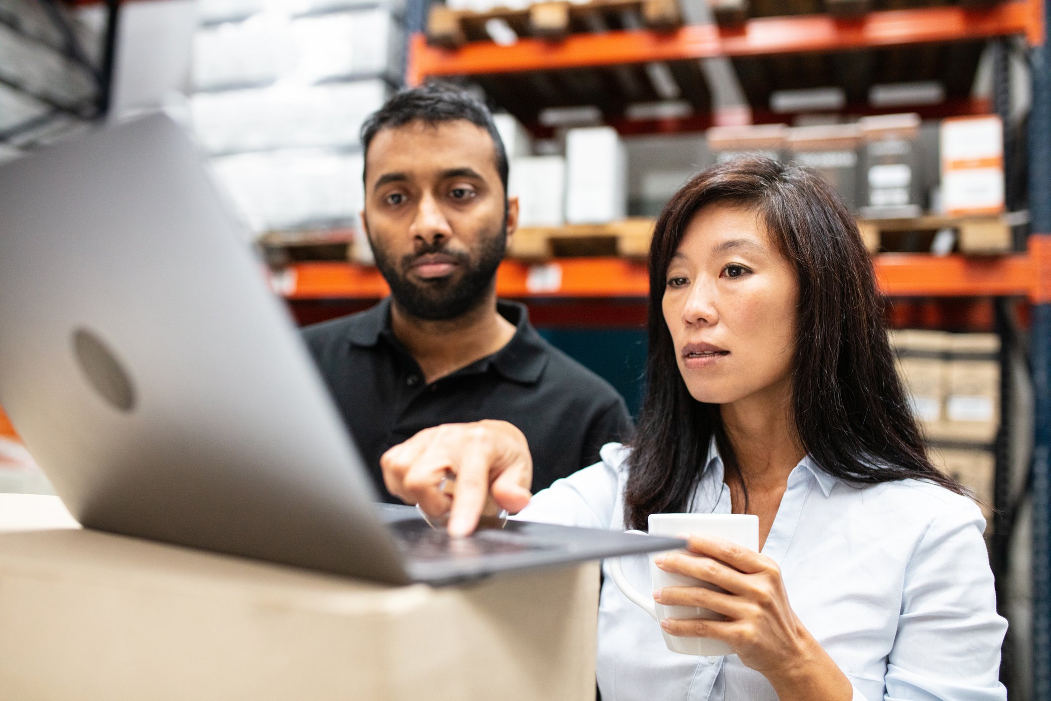 warehouse workers